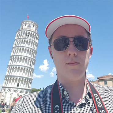 Ian in Pisa